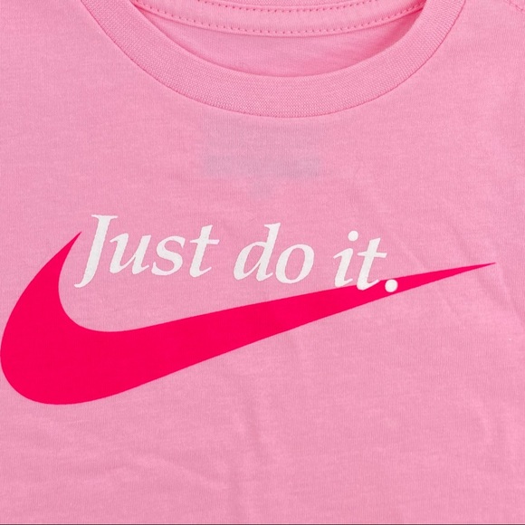 Nike Toddler Girls Short Sleeve Shirt, Pink NWT - Picture 2 of 4